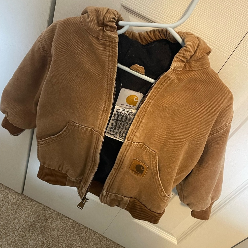 Carhartt Tan Zip-Up Jacket